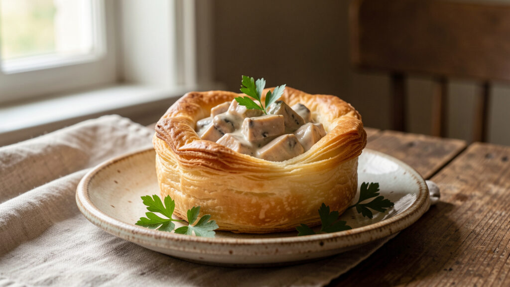 Recette de vol-au-vent de grand-mère : crémeux, feuilleté et jamais détrempé