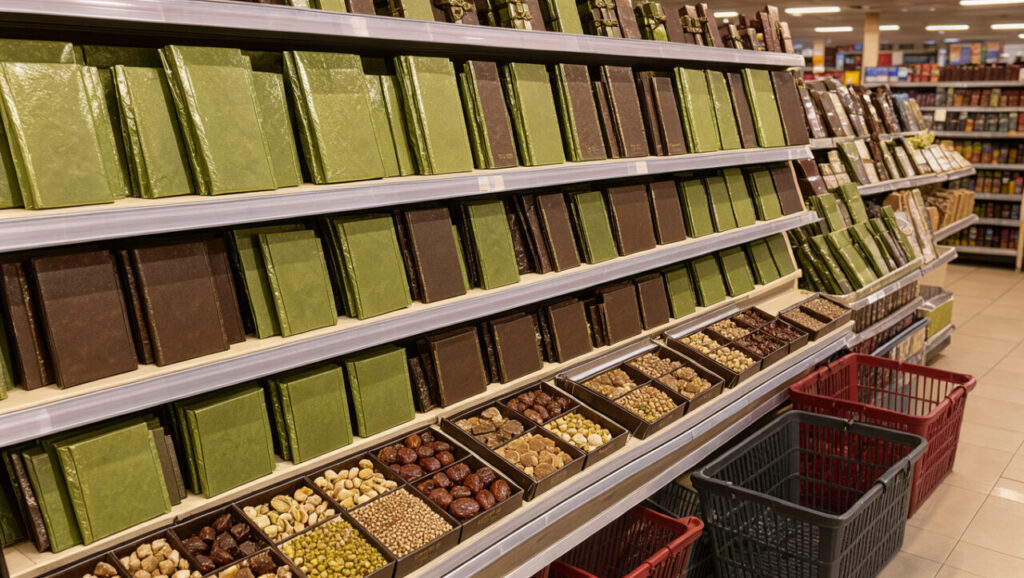 Chocolat Dubaï Carrefour : rayon, prix et disponibilité avant votre visite