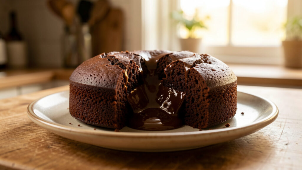 Cuire un fondant chocolat Carrefour au cœur coulant