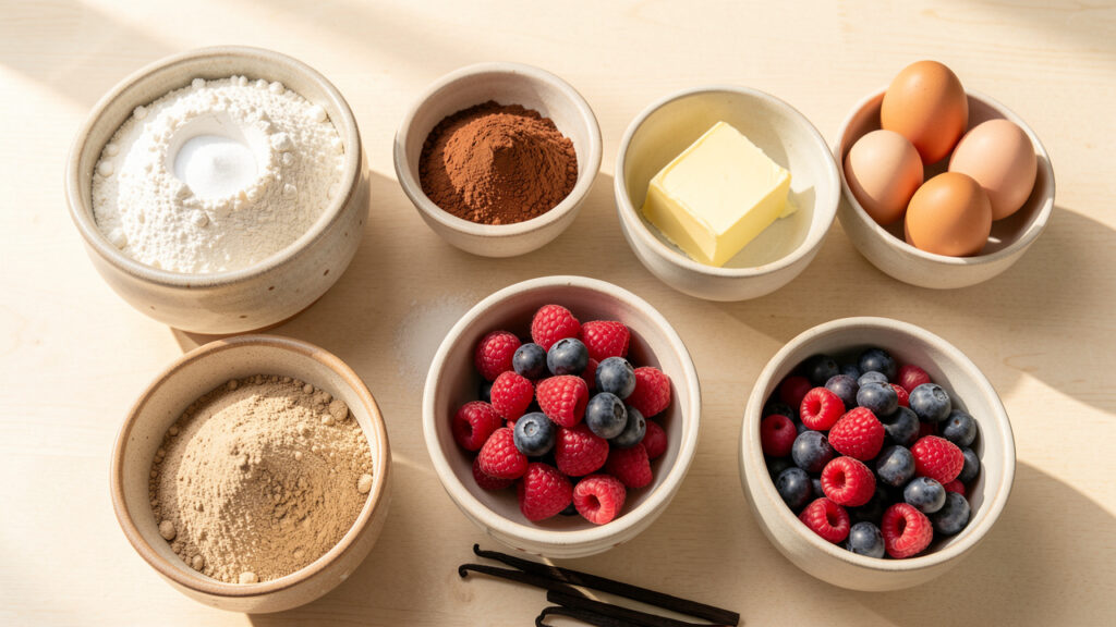 Ingrédients indispensables en pâtisserie maison : les 8 bases du placard